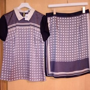 Ann Taylor-2 piece skirt set💟❤-XS-6-runs small🎆